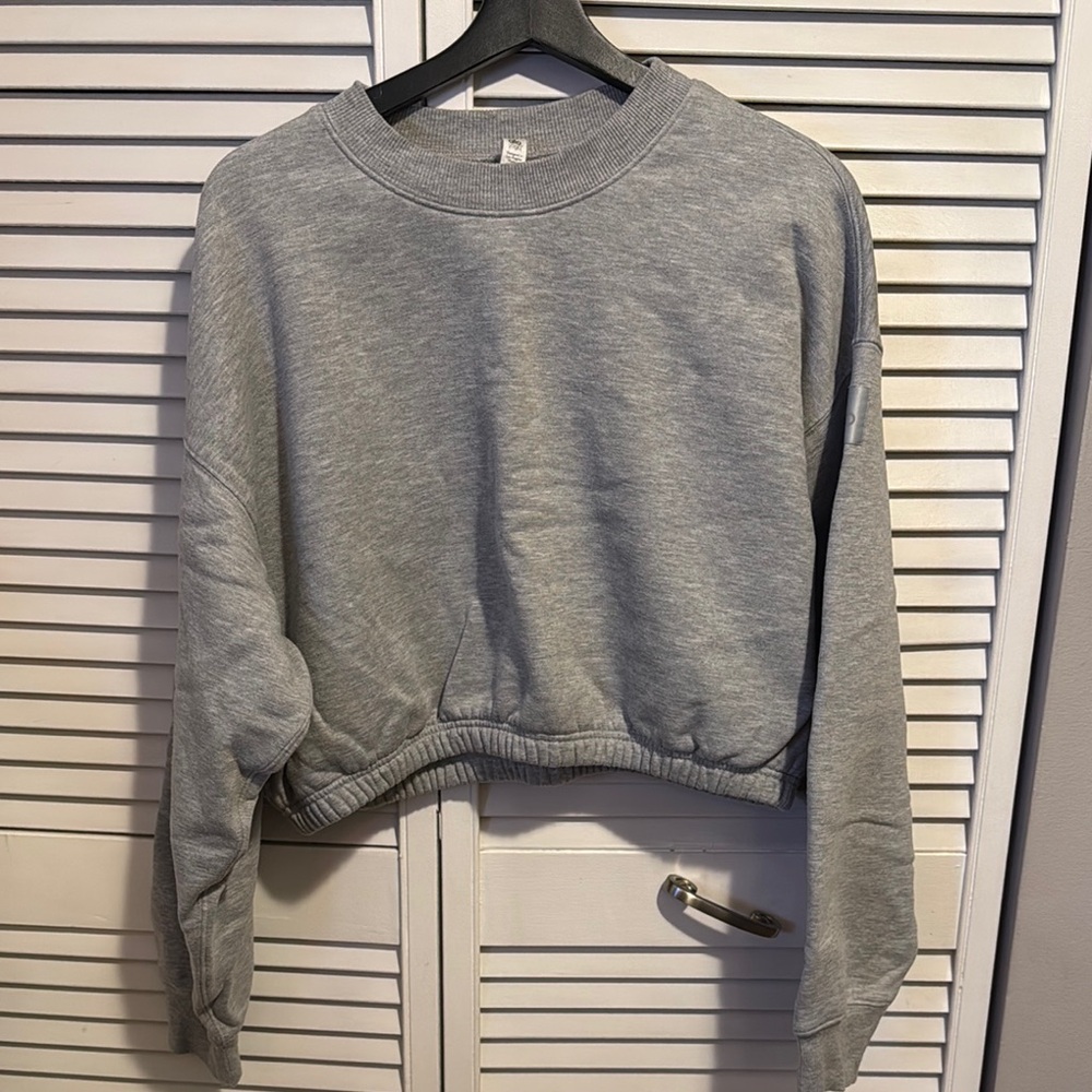 Alo Cropped Sweatshirt